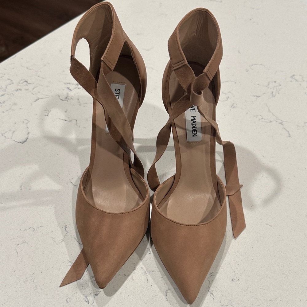 Steve Madden Brown Strappy Heels